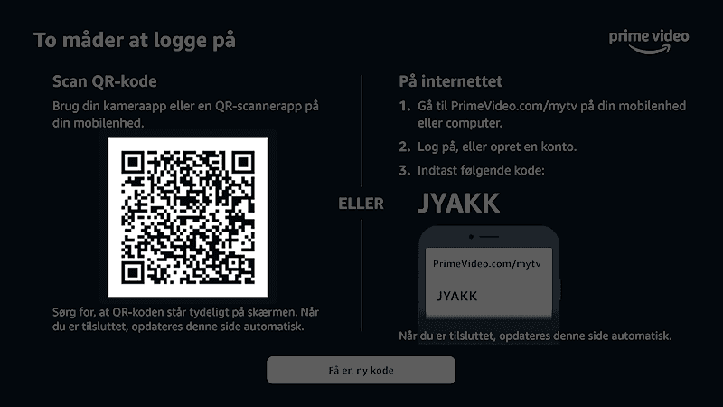 Prime QR kode