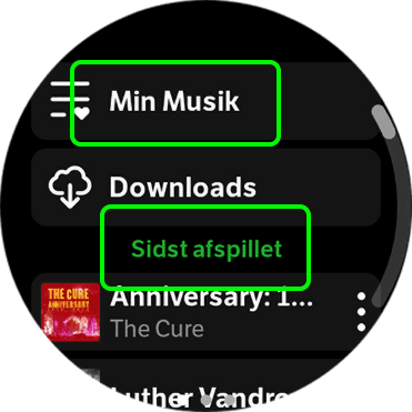 YouSee musik via Apple Watch 7 rundt