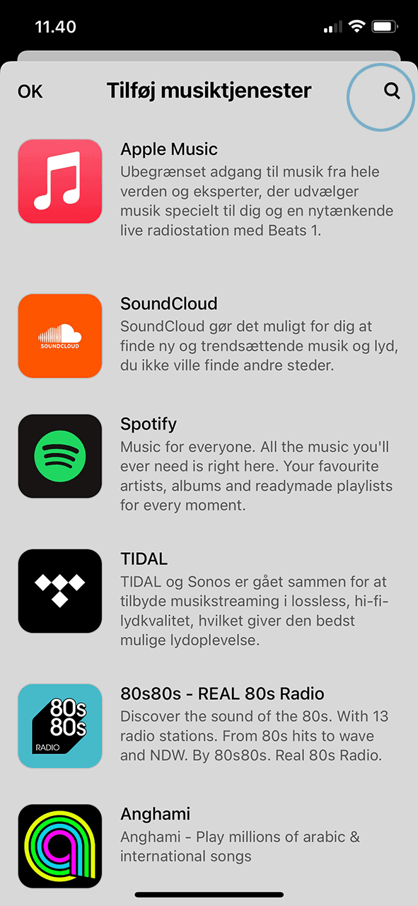 forskel plus Fugtig Sådan tilføjer du YouSee Musik i Sonos-appen