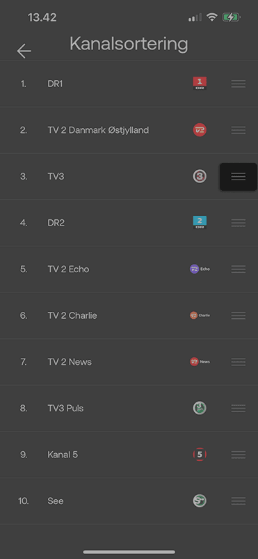 Kanaler tre streger 4