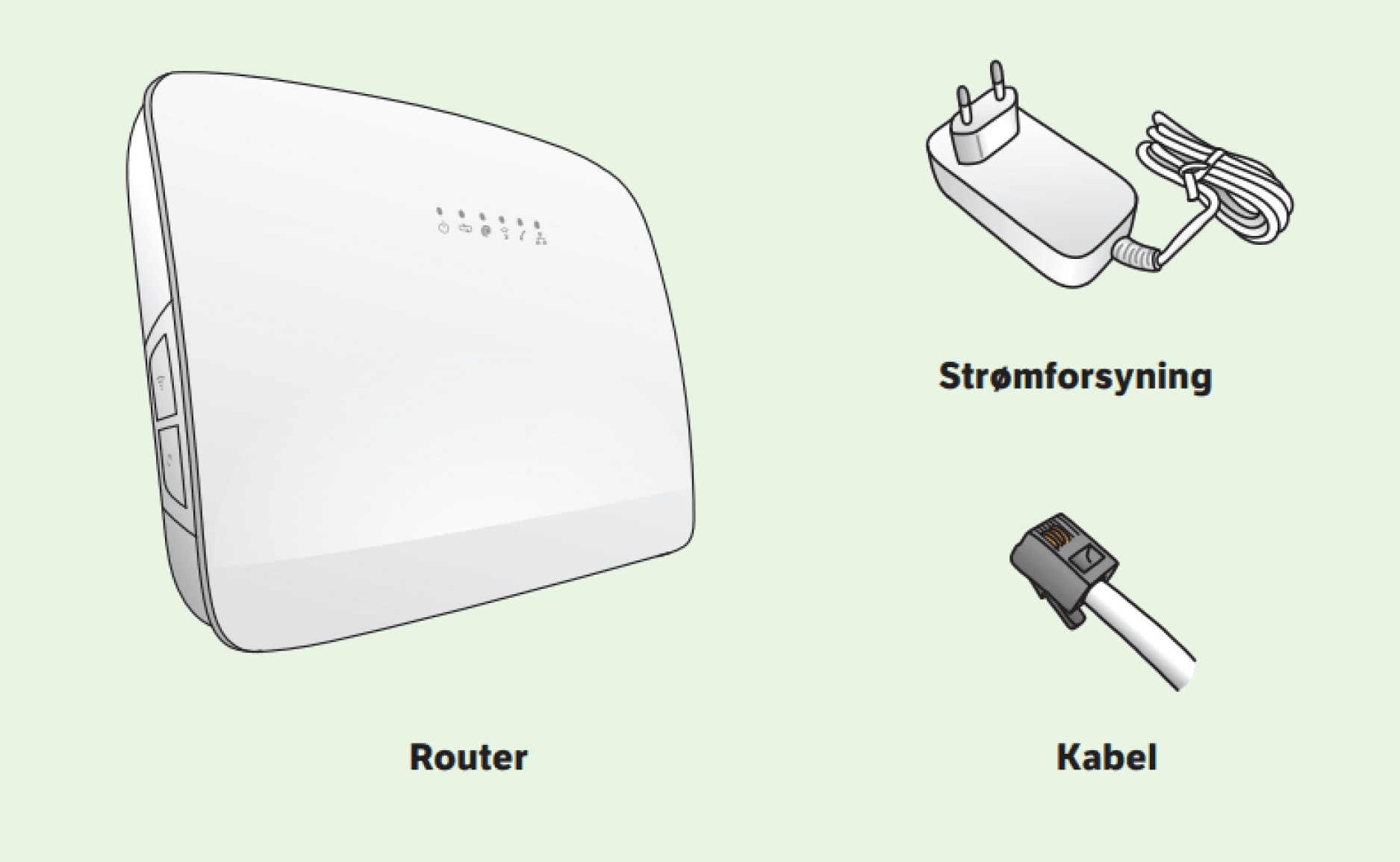Opsæt din WiFi Router D6 via telefonstik