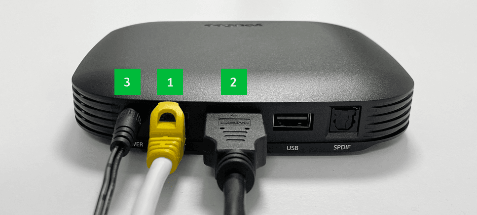 Sådan opsætter du din Humax YS5000 tv-boks via kabel