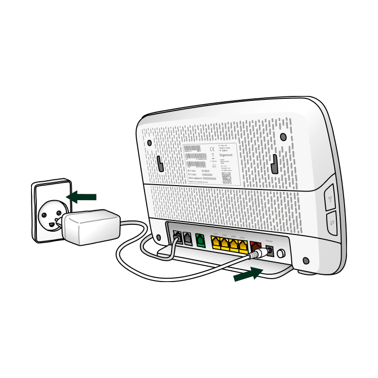 5 lette trin til at installere dit WiFi Router D6 via Telefonstik